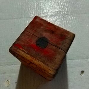 Vintage 4x4" Dice, 4x4" wooden dice , Very Rare